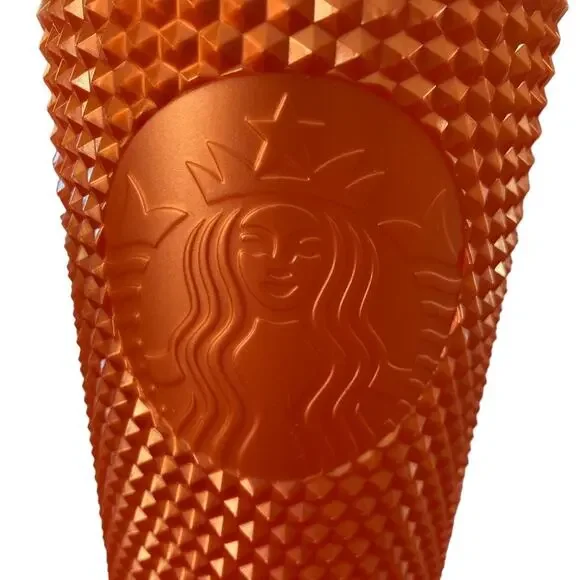 Starbucks Limited Edition Studded Tumbler Orange Pearl Halloween 2022 Venti 24oz - Picture 2 of 5